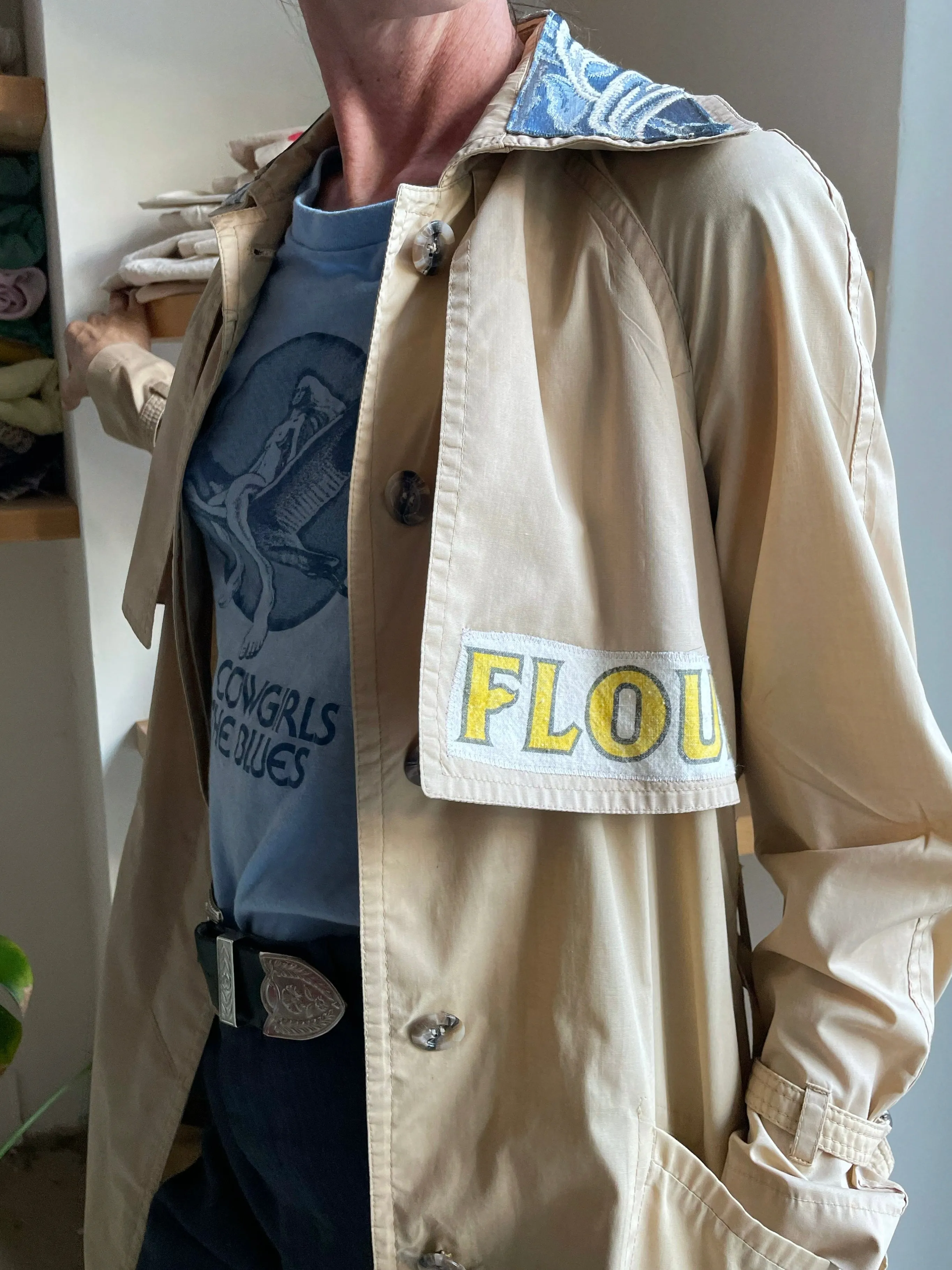 Universal Patchwork Trench Coat