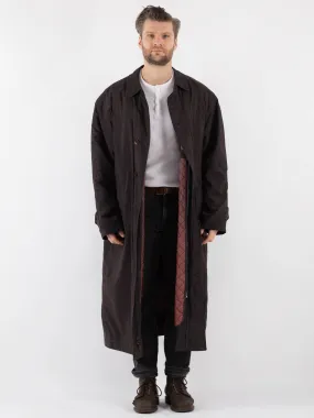 Vintage 70's Men Mac Coat in Brown